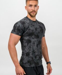 Футболка Nebbia Camouflage Compression T-shirt Function Black 340