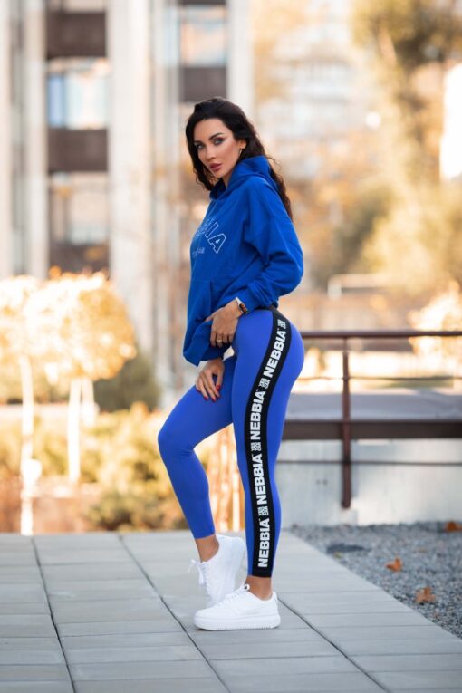 Легінси Nebbia High Waisted Side Stripe Leggings Iconic Blue 209 - Зображення 5