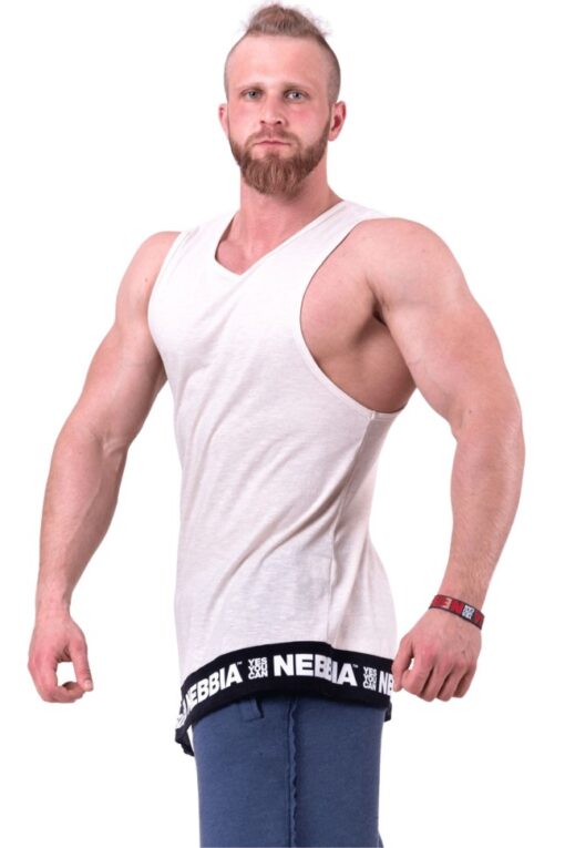 Майка Nebbia Be Rebel Singlet 141 Cream - Зображення 8