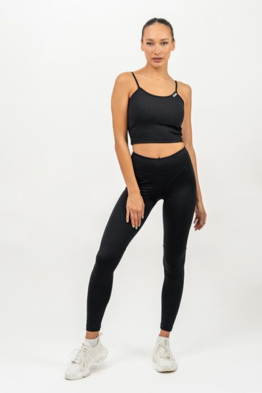 Майка High-Support Crop Tank TIMELESS Black 474 - Зображення 8