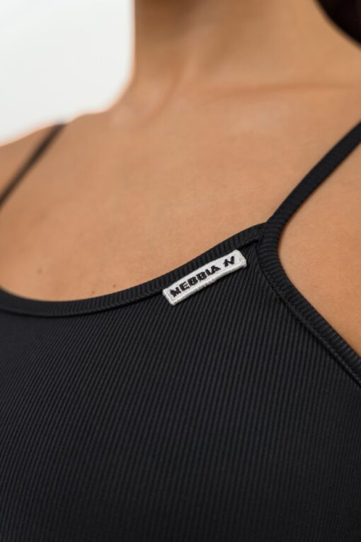 Майка High-Support Crop Tank TIMELESS Black 474 - Зображення 6
