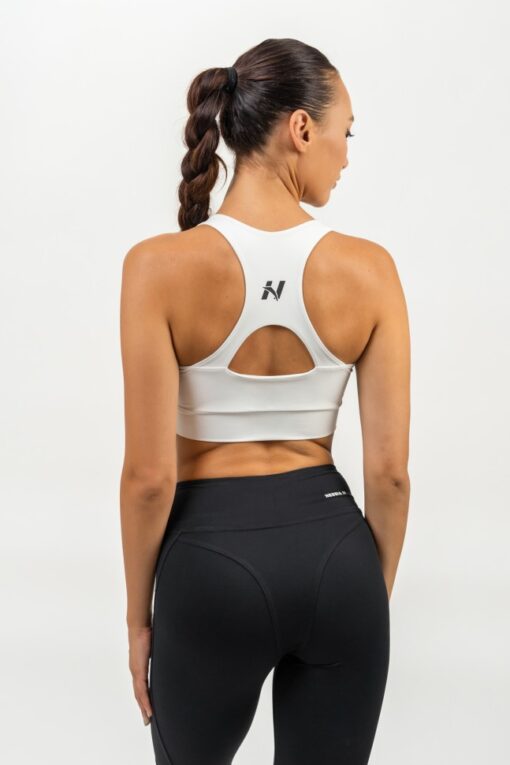 Топ Medium-Support Racerback Sports Bra AGILE White 471 - Зображення 8
