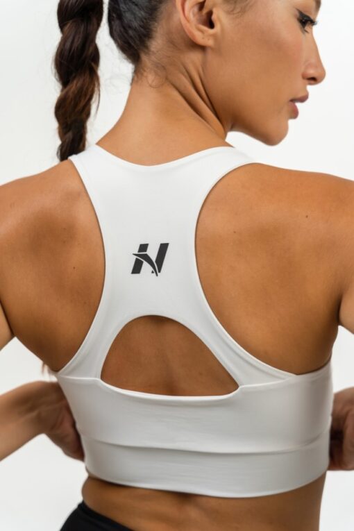 Топ Medium-Support Racerback Sports Bra AGILE White 471 - Зображення 10