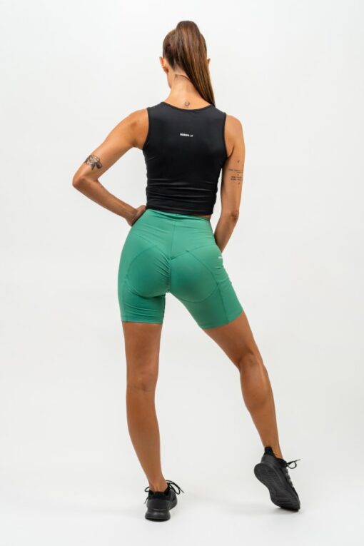 Велосипедки High Waisted Biker Shorts ELITE Green 467 - Зображення 11