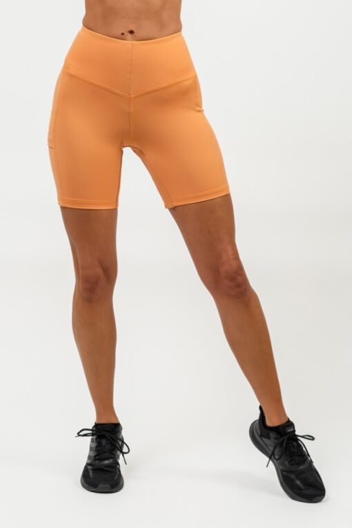 Велосипедки High Waisted Biker Shorts ELITE Orange 467 - Зображення 8