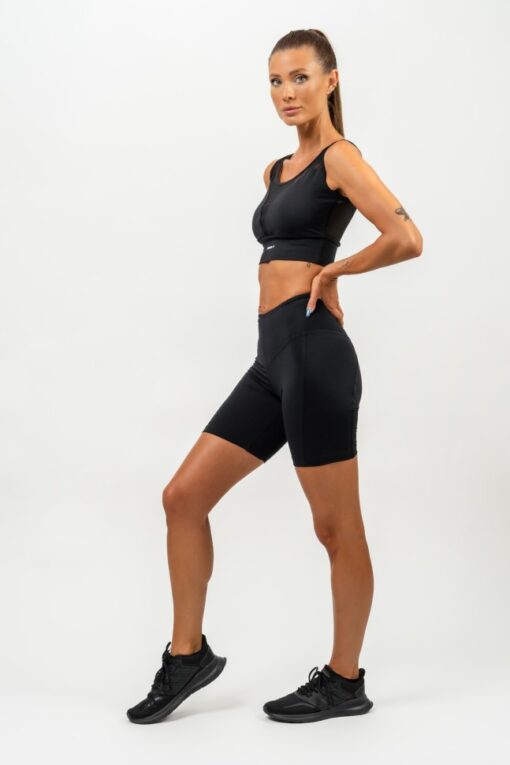 Велосипедки High Waisted Biker Shorts ELITE Black 467 - Зображення 12