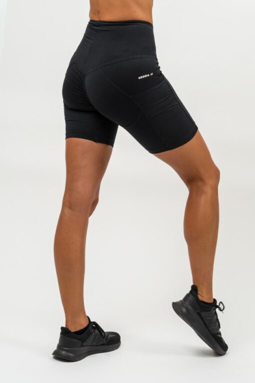 Велосипедки High Waisted Biker Shorts ELITE Black 467 - Зображення 8