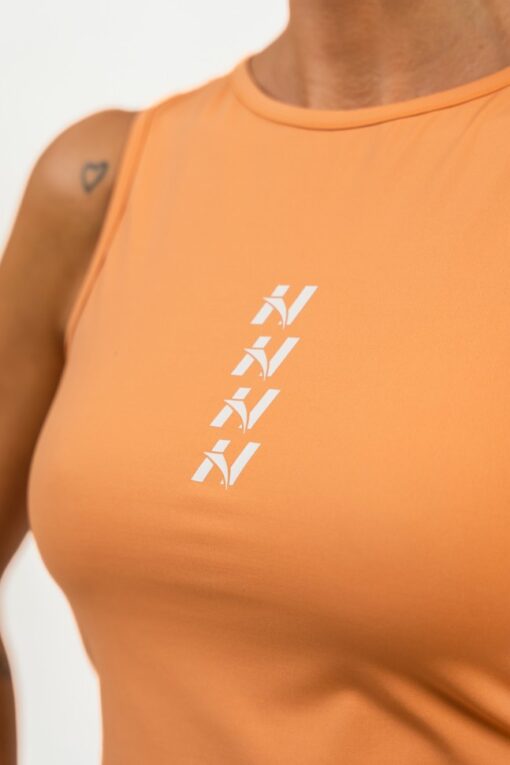 Майка Cropped Tank Top CONFIDENCE Orange 476 - Зображення 4