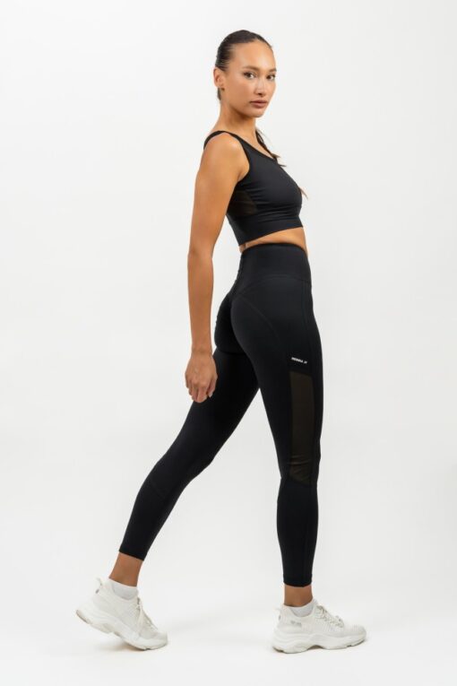 Легінси High Waisted Mesh Leggings PERFORMANCE Black 480 - Зображення 8