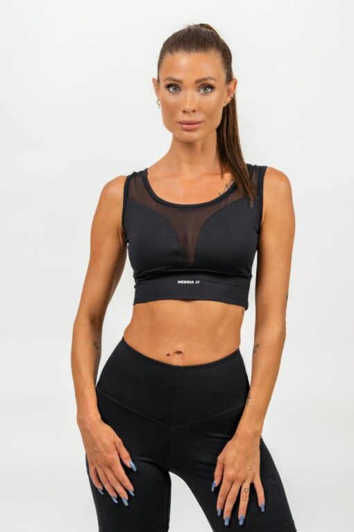 Топ Medium-Support Mesh Sports Bra PERFORMANCE Black 477 - Зображення 4