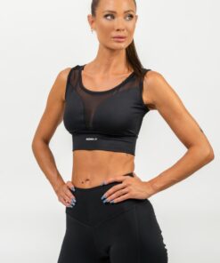 Топ Medium-Support Mesh Sports Bra PERFORMANCE Black 477