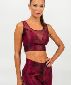 Топ Medium-Support Mesh Sports Bra IMPACT Red 478