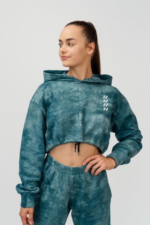 Худі Nebbia Re-fresh Women’s Crop Hoodie Green 591 - Зображення 4