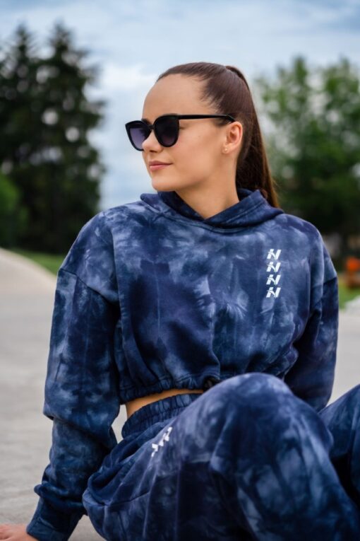 Худі Nebbia Re-fresh Women’s Crop Hoodie Blue 591 - Зображення 3