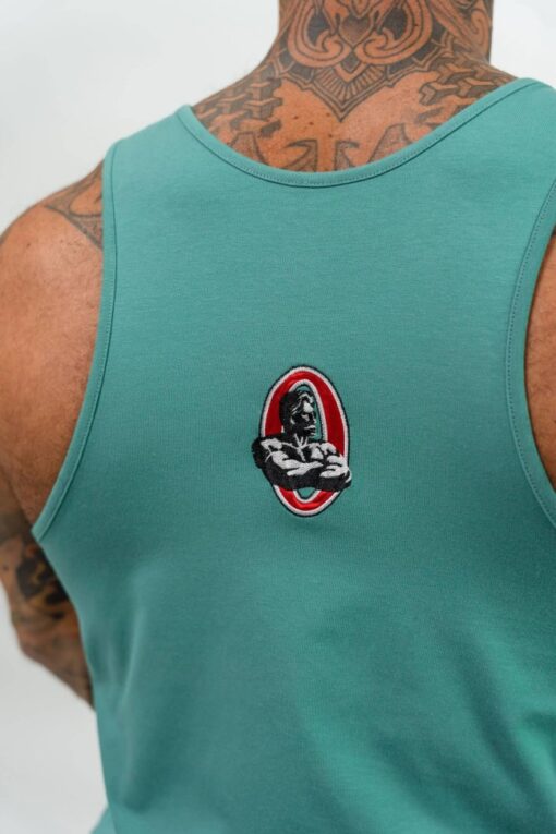 Майка Nebbia Gym Tank Top STRENGTH Green 714 - Зображення 5
