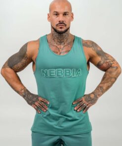 Майка Nebbia Gym Tank Top STRENGTH Green 714