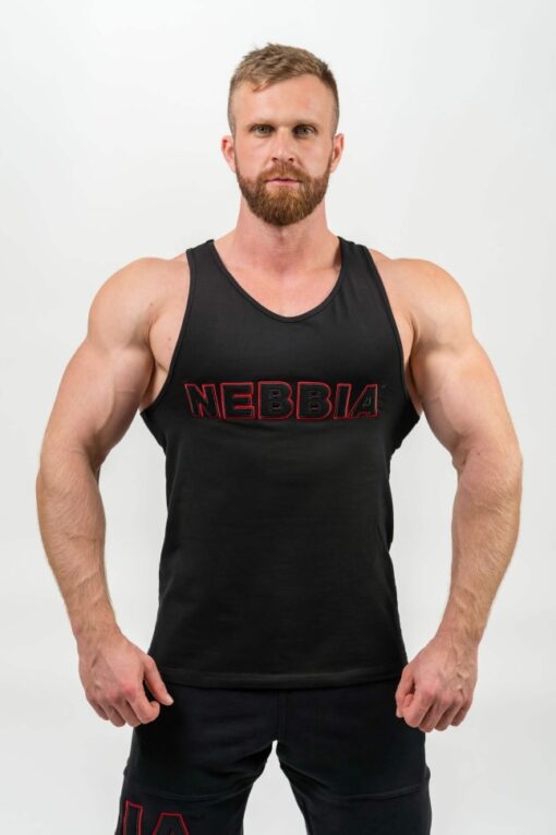 Майка Nebbia Gym Tank Top STRENGTH Black 714 - Зображення 3