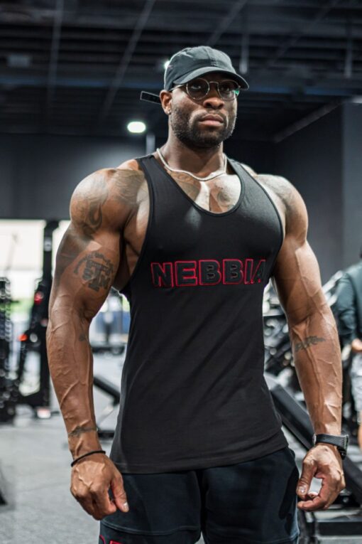 Майка Nebbia Gym Tank Top STRENGTH Black 714 - Зображення 6