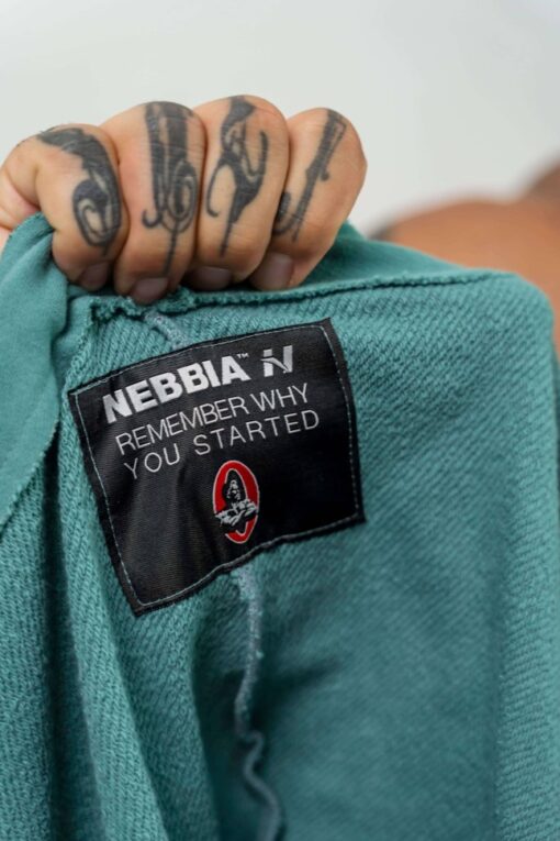 Безрукавка Nebbia Sleeveless Hoodie Sweatshirt IRON BEAST Green 710 - Зображення 3