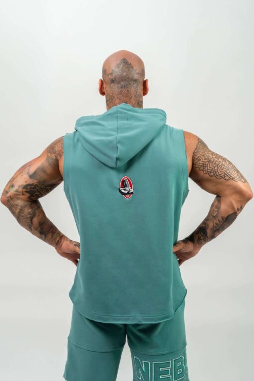 Безрукавка Nebbia Sleeveless Hoodie Sweatshirt IRON BEAST Green 710 - Зображення 2