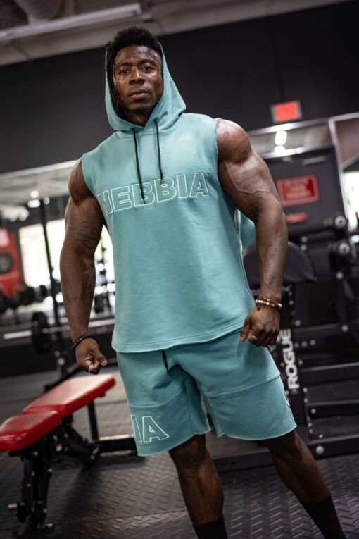 Безрукавка Nebbia Sleeveless Hoodie Sweatshirt IRON BEAST Green 710 - Зображення 6