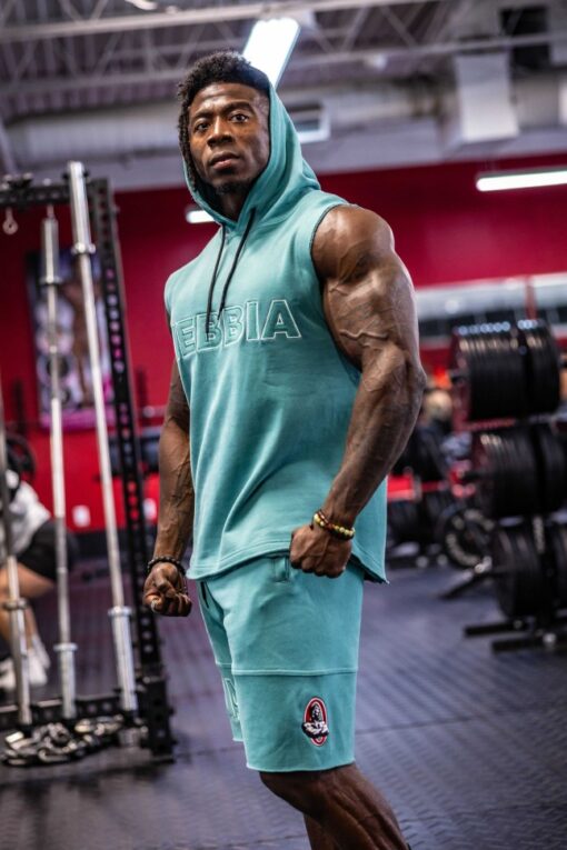 Безрукавка Nebbia Sleeveless Hoodie Sweatshirt IRON BEAST Green 710 - Зображення 7