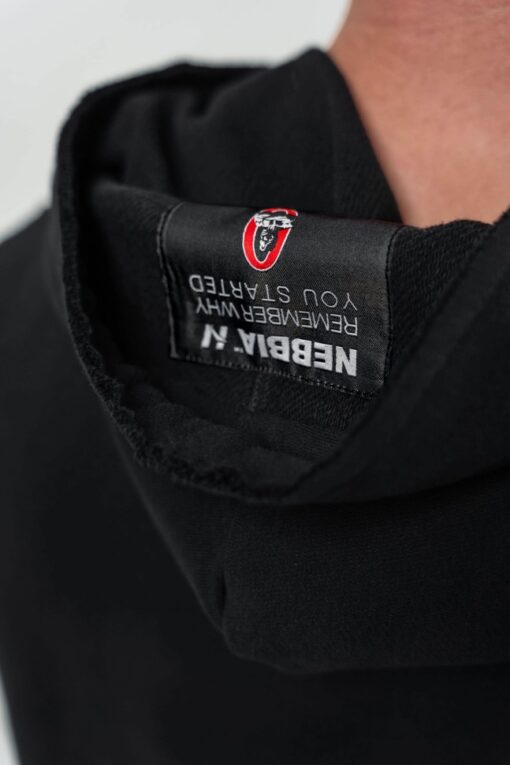 Безрукавка Nebbia Sleeveless Hoodie Sweatshirt IRON BEAST Black 710 - Зображення 4