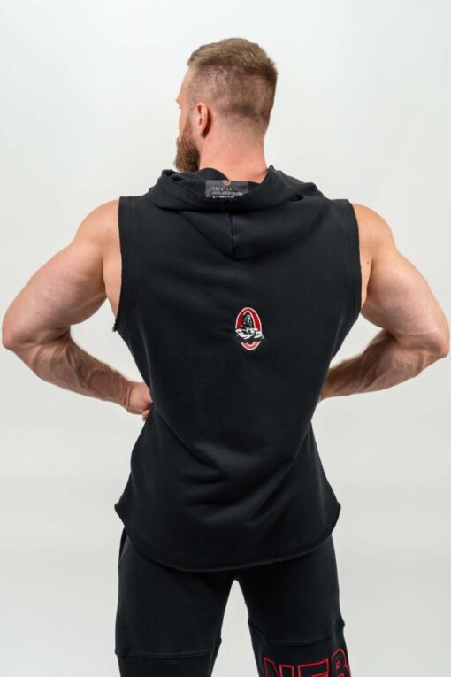 Безрукавка Nebbia Sleeveless Hoodie Sweatshirt IRON BEAST Black 710 - Зображення 2