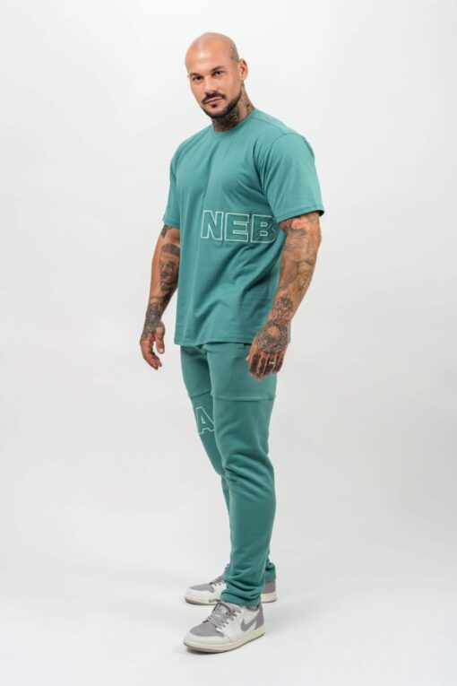 Футболка Nebbia Loose T-shirt DEDICATION Green 709 - Зображення 5