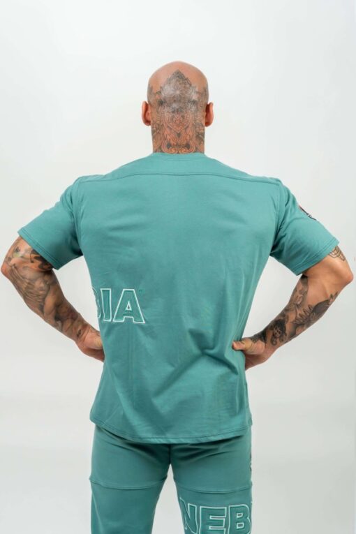 Футболка Nebbia Loose T-shirt DEDICATION Green 709 - Зображення 2