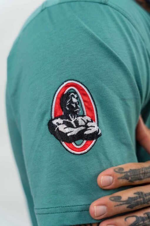 Футболка Nebbia Loose T-shirt DEDICATION Green 709 - Зображення 4