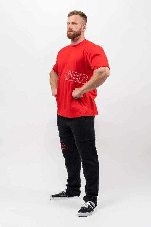 Футболка Nebbia Loose T-shirt DEDICATION Red 709 - Зображення 5