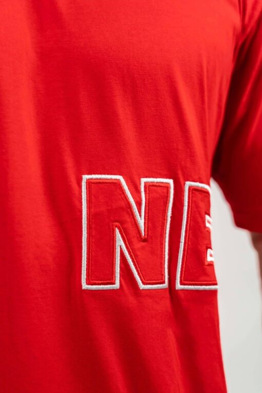 Футболка Nebbia Loose T-shirt DEDICATION Red 709 - Зображення 3