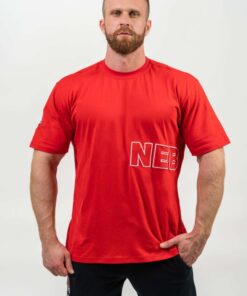Футболка Nebbia Loose T-shirt DEDICATION Red 709