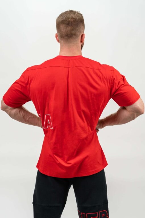 Футболка Nebbia Loose T-shirt DEDICATION Red 709 - Зображення 2