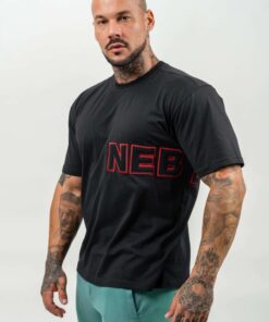 Футболка Nebbia Loose T-shirt DEDICATION Black 709