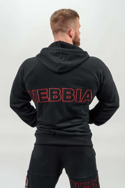 Кофта Nebbia Long Zip Up Hoodie BEYOND ORDINARY Black 707 - Зображення 2