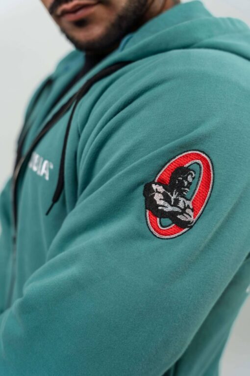 Кофта Nebbia Long Zip Up Hoodie BEYOND ORDINARY Green 707 - Зображення 3