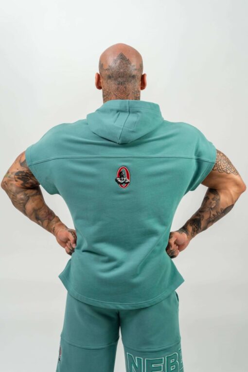 Безрукавка Nebbia Hooded T-shirt Gym Rag top CHAMPION Green 706 - Зображення 2