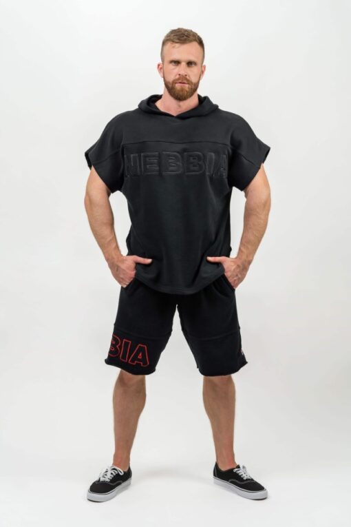 Безрукавка Nebbia Hooded T-shirt Gym Rag top CHAMPION Black 706 - Зображення 5
