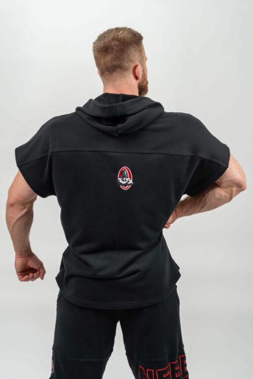 Безрукавка Nebbia Hooded T-shirt Gym Rag top CHAMPION Black 706 - Зображення 2