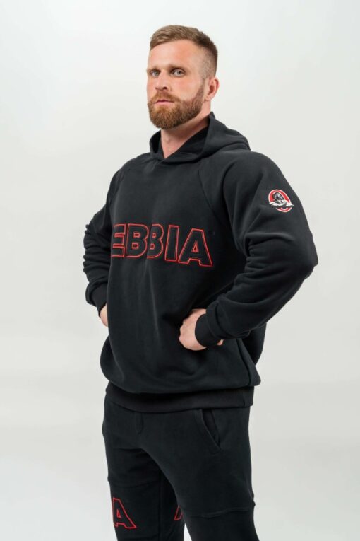 Худі Nebbia Long Pullover Hoodie LEGACY Black 704 - Зображення 3