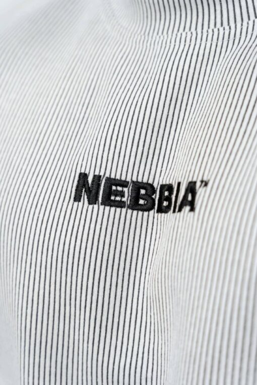 Кофта Nebbia Oversized Crew neck Sweatshirt SIGNATURE Light Grey 703 - Зображення 3