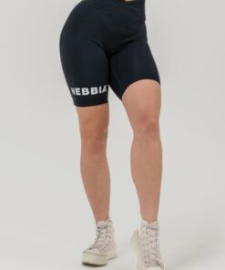 Велосипедки Nebbia High waisted leggings shorts 9'' SNATCHED Black 614