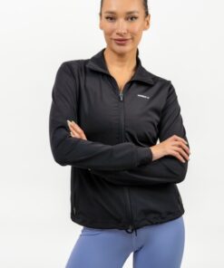 Кофта Nebbia Shiny Zip Up Workout Jacket SLEEK Black 481