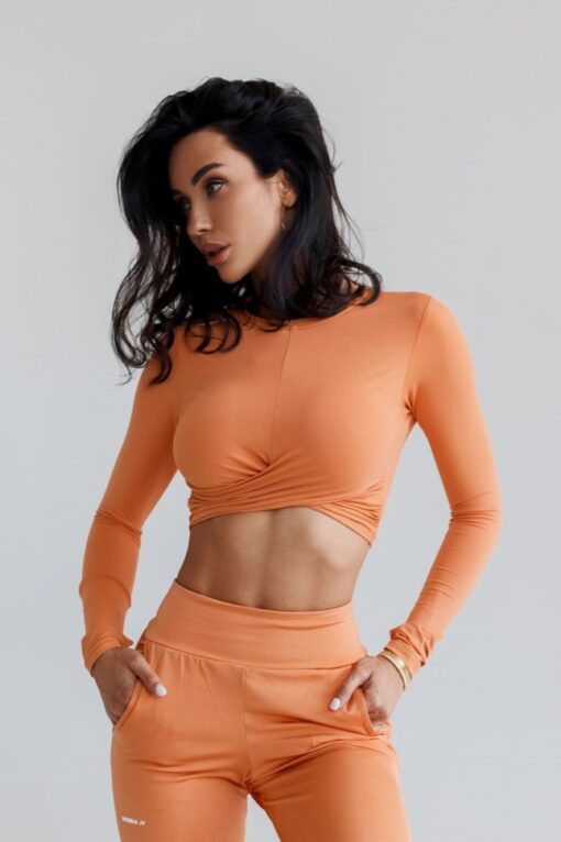 Штани Shiny Slim Fit Leggings Pants SLEEK Orange 482 - Зображення 4