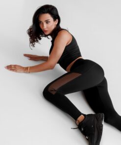 Легінси High Waisted Mesh Leggings PERFORMANCE Black 480