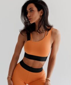 Топ Light-Support Assymetrical Sports Bra ELITE Orange 469