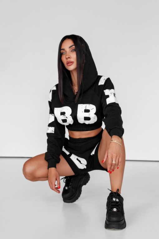 Худі Nebbia Training cropped hoodie Black 619 - Зображення 2