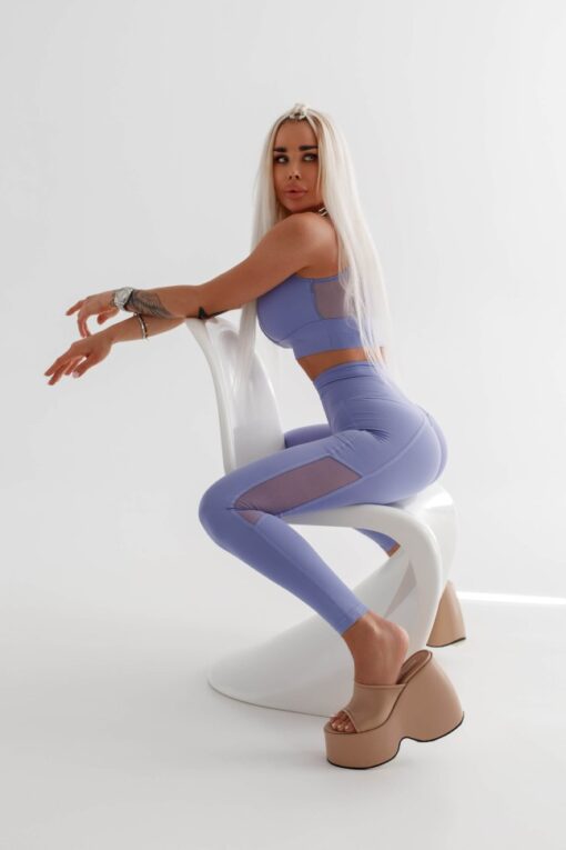Топ Medium-Support Mesh Sports Bra PERFORMANCE Light Purple 477 - Зображення 11